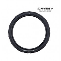SCHWALBE Tire bicycle ALBERT EVO 27.5 GRAVITY PRO SOFT RADIAL 27.5X2.60 B/B-SK 4026495945264