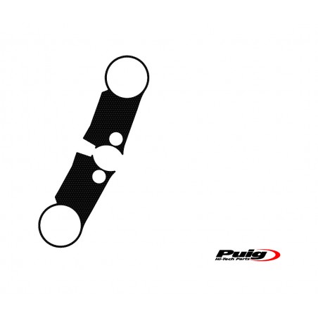 PUIG PROTECTOR TIJA ADHESIVO ANTI RAYAS CON LLAVES NAKED 22199