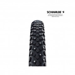 SCHWALBE Tire bicycle MARATHON WINTER PLUS PERF SMARTGUARD TWINSKIN 20X2.15 B/B+RT 4026495852036