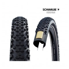 SCHWALBE Tire bicycle 24X2.10 SMART SAM K-GUARD B/B-SK 4026495923781