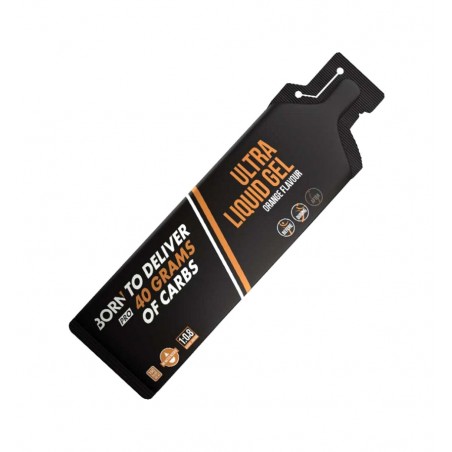 BORN Orange-flavored liquid energy gel for athletes 60 ML (12 UNIDADES) 728380