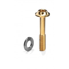 ABSOLUTE BLACK Tornillo para pinza de freno montaje plano M5X32 MM TITANIO 729119VAR