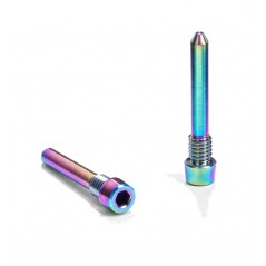 ABSOLUTE BLACK Juego de tornillos para sujeción pastillas freno carretera SHIMANO TITANIO 729121VAR