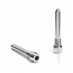 ABSOLUTE BLACK Juego de tornillos para sujeción pastillas freno carretera SHIMANO TITANIO 729121VAR