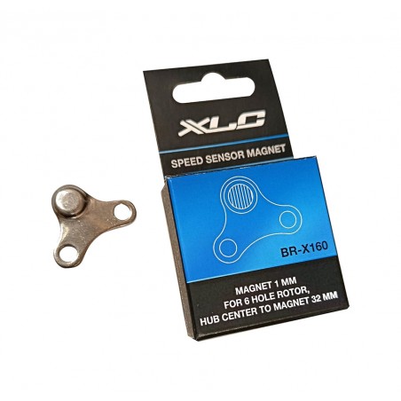 XLC Electric bicycle speed sensor magnet with 6-hole disc BR-X160 1 MM 2500371915