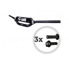 ODI Kit de manillar con puños incluidos CFT PUM MX + 3 V2 LOCK-ON HALF-WAFFLED GRIPS 3065433