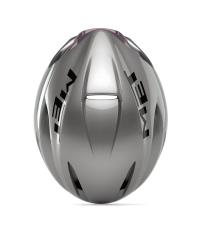 MET Aerodynamic cycling helmet with a glossy finish MANTA MIPS 727740VAR