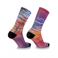 MB WEAR Printed sports socks FUN H16 SPEED 728661VAR