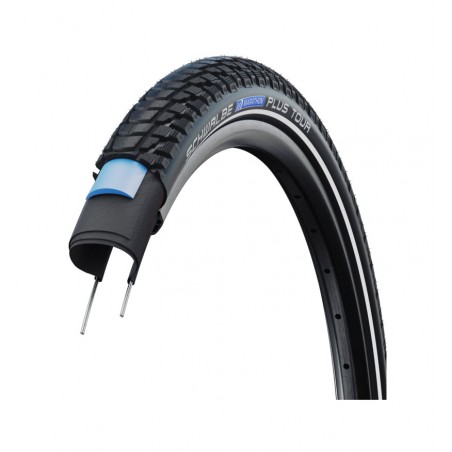 SCHWALBE Tire cover with mixed tread pattern and rigid puncture protection MARATHON PLUS TOUR 28X1.75 HS619 STANDARD S-GUARD TWI