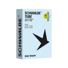 SCHWALBE Bicycle air chamber AV4 16-18X1.00-1.50 STANDARD 40 MM 28/37-340/355 729265