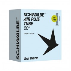SCHWALBE Reinforced bicycle inner tube AV7-AP AIR PLUS 20X1.50-2.50 STANDARD 40 MM 40/62-406 729270