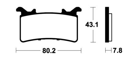 TECNIUM Pastillas de freno sinterizadas delanteras alto rendimiento MFP364 1121530