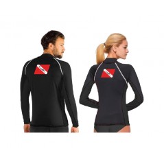 CRESSI Camiseta térmica de manga corta para mujer RASHGUARD 2024 DONNA ELW 470144VAR