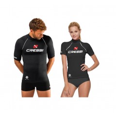 CRESSI Camiseta térmica de manga corta para niños RASHGUARD 2024 INFANTIL ELW 470243VAR