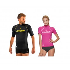 CRESSI Camiseta técnica ajustada para actividades acuáticas manga larga RASHGUARD DIVING 2024 DONNA ELW 471115VAR