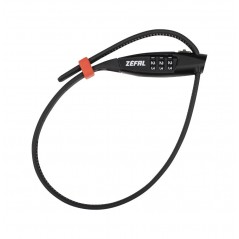 ZEFAL Candado antirrobo con cable y combinación K-TRAZ ZIP3 XL 70 CM 728847