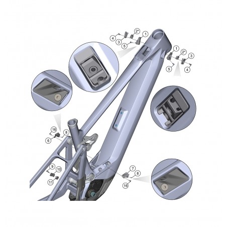 GHOST Guiacables E-BIKE E-RIOT CF KGH00000