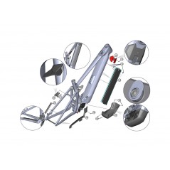 GHOST Kit de protección para cuadro E-BIKE E-RIOT CF KGH00001