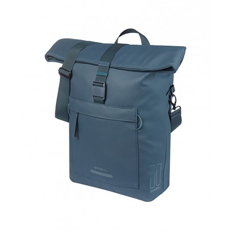 BASIL Waterproof bag with hooks made from recycled PET BROOKLYN MIK 17L (32X14X40 CM) 728967