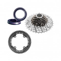 CAMPAGNOLO Kit de componentes para transmisión con rodamientos cerámicos SUPER RECORD ULTRA 11-36D QCK-TECH 729189VAR