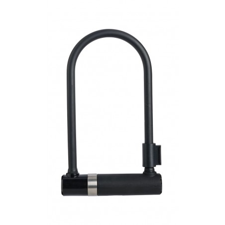 AXA black reinforced steel U-shaped padlock NEWTON UL 300 230 CM 14 MM 728573