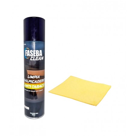 FASEBA CLEAN Limpiador de salpicadero antitabaco con bayeta 400 ML 18281A
