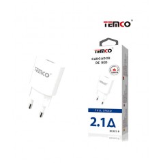 TEMCO Cargador puerto USB 2,1A 100/240 V 22079