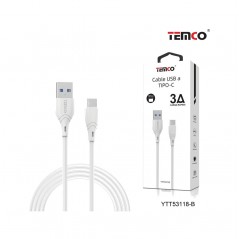 TEMCO CABLE USB A TIPO C 1M 3A 22083