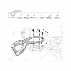 SHAD Anclaje para bolsa de deposito CLICK SYSTEM FAST M012CS