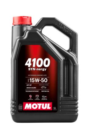 MOTUL Aceite lubricante de motor 4100 SYN-NERGY 15W50 5L 113163