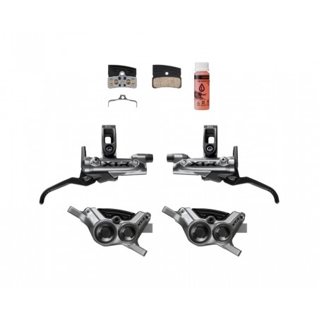 SHIMANO Brake Upgrade Kit with Levers and 4-Piston Calipers for XTR BL9200/ BR9220 728735