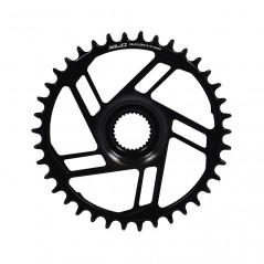 XLC Plato para bicicleta eléctrica de acero CR-E15 E-BIKE DIRECT MOUNT 52 MM BOSCH BDU-38 9-12V 2502860400VAR