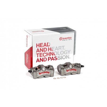 BREMBO Pinza de freno delantero radial UPGRADE M50 4 PISTONES Ø30 MM 1147261