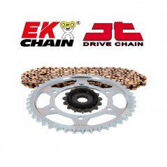 EK CHAIN Kit de cadena con corona EK/JT 520MVXZ2 17/41/114 STANDARD 3070702