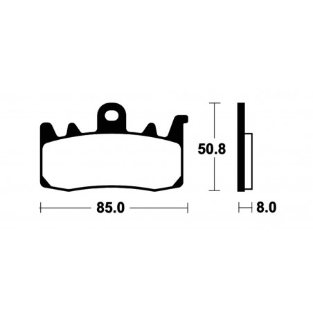 TECNIUM Sintered Brake Pads MSS400 1149625