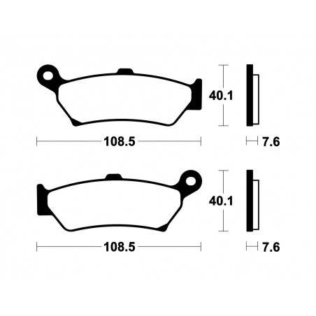 TECNIUM Sintered Brake Pads MR505 1149628