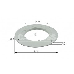 CARPRISS Recessed ring for ceiling lights 6901316/2569001/2569005 6901318