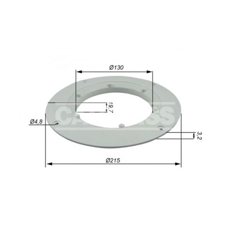 CARPRISS Recessed ring for ceiling lights 6901316/2569001/2569005 6901318