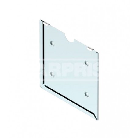 CARPRISS Plate support with safety plates STAINLESS STEEL 300X300 7201056