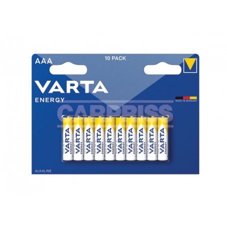CARPRISS Batteries 10 UNITS ENERGY POWER AAA 79010084