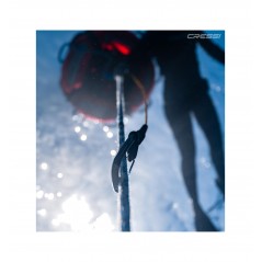 CRESSI Safety lanyard for freediving with aluminum carabiner 100CM ETA 640001